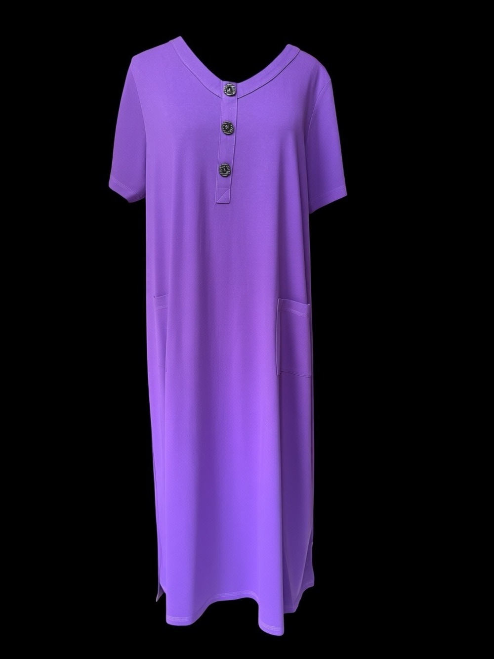 NWT Easy Essentials Purple Long Lounger Dress